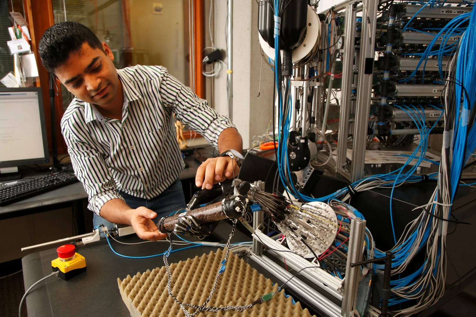 The dextrous robot hand cost around US$300,000 to develop