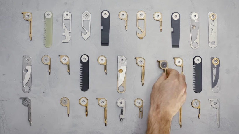 Various Wendeler tools get stacked together by the user