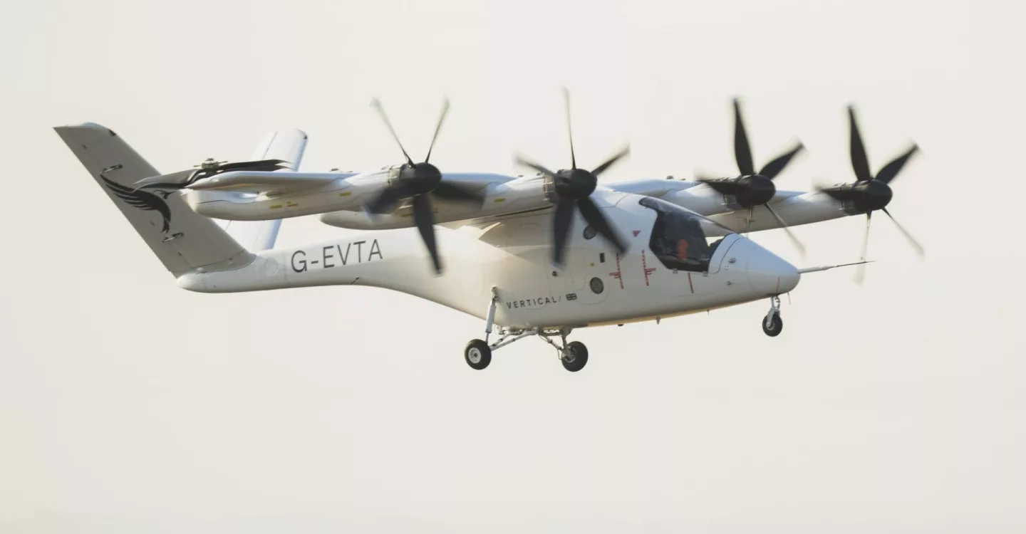 The VX-4 in flight