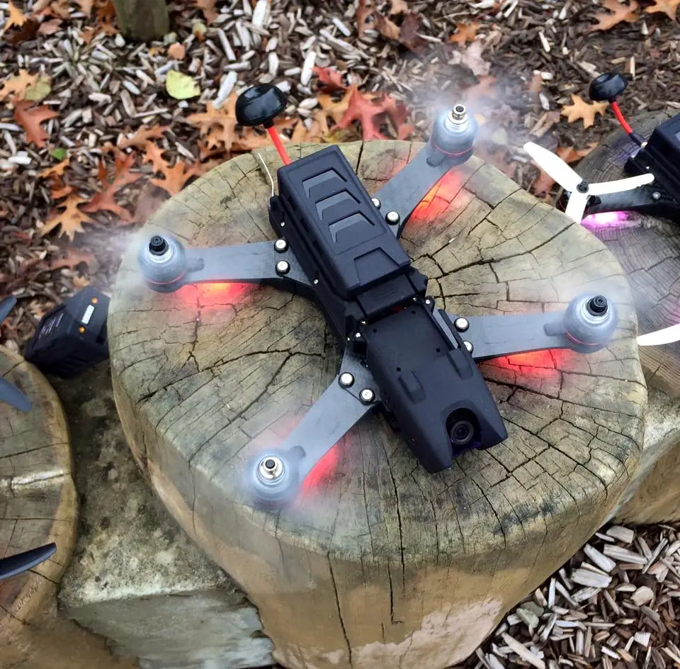 The Draco drone is a quadcopter that has been built from the ground up for racing