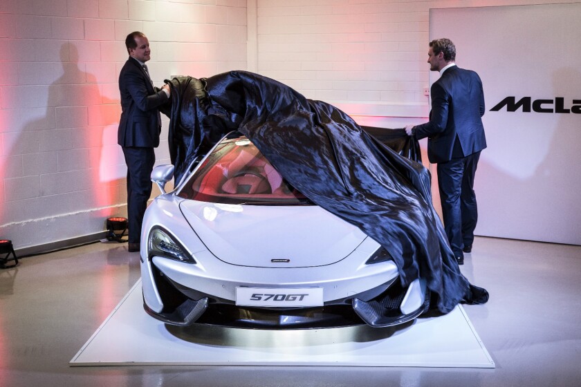 The GT's interior is more luxurious than the 570S' cabin, although they both share the same basic layout