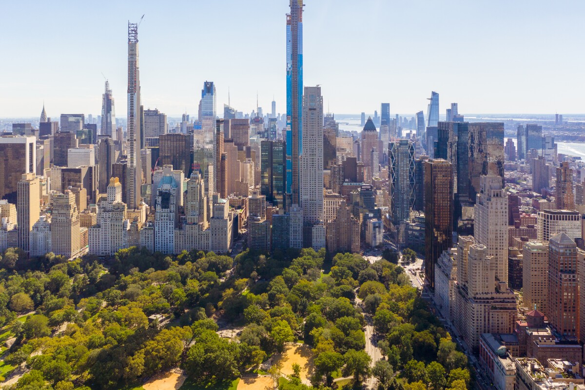 Central Park Tower is the second-tallest skyscraper in the Western Hemisphere