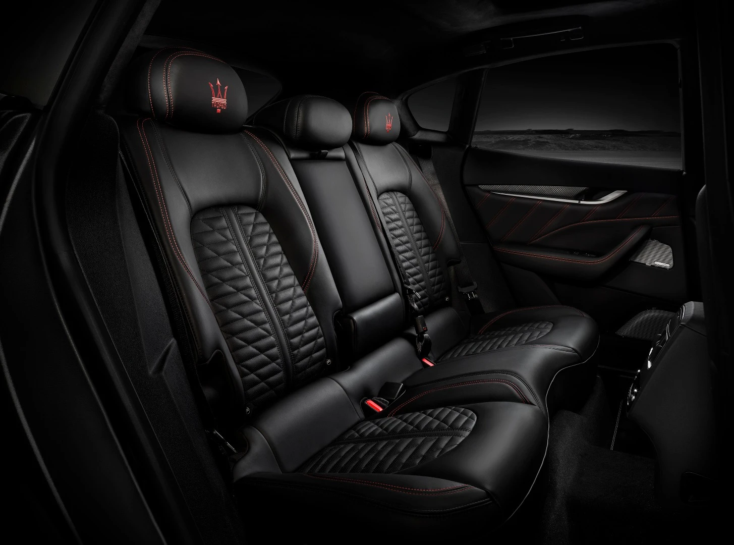 The Trofeo has unique seats trimmed in "Pieno Fiore" leather
