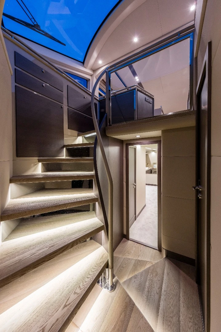 Numarine has borrowed plenty from its bigger yachts in the 62FLY