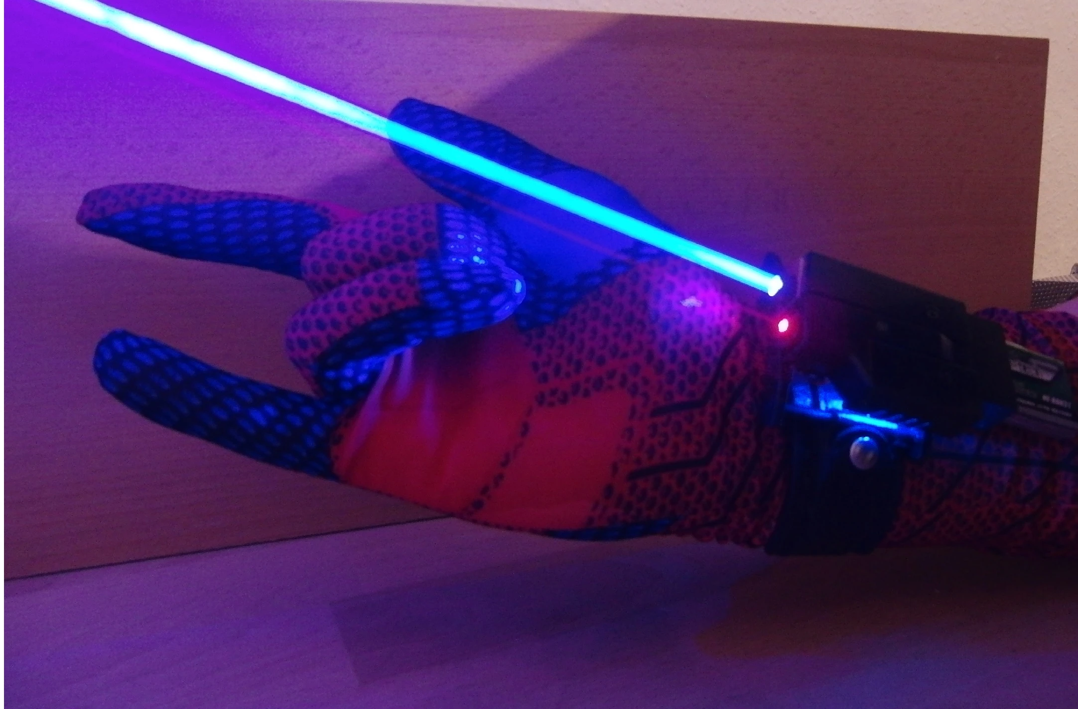 Patrick Priebe's Spider-Man-inspired wrist laser