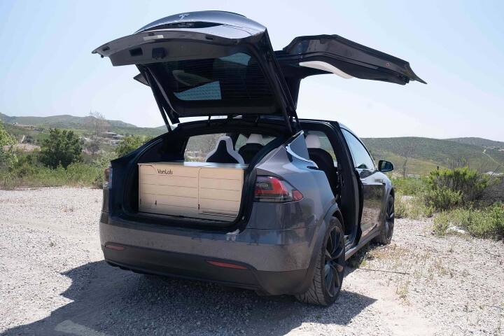 Van Lab turns the Tesla Model X into an all-electric micro-camper
