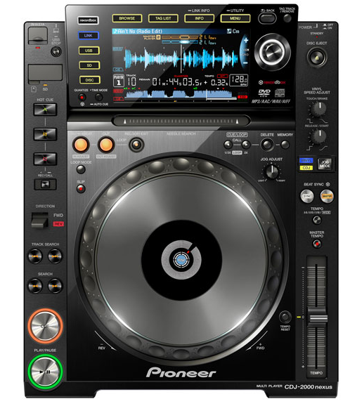 The Pioneer CDJ-2000nexus from the DJ's perspective