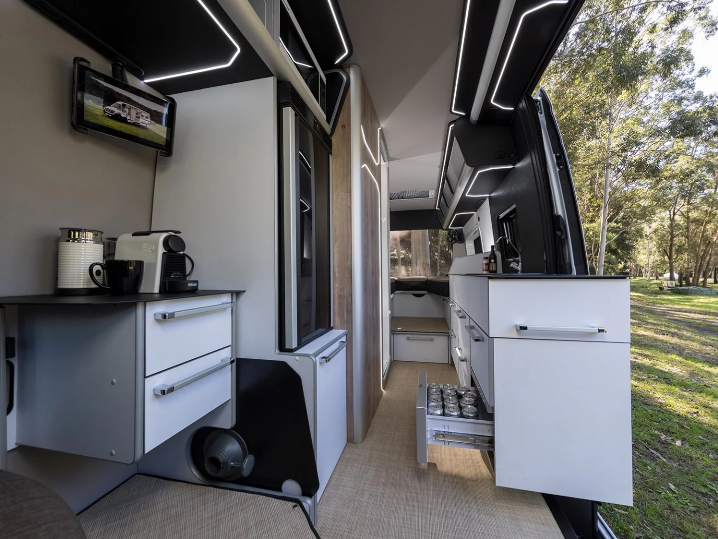 Inside the Trakka Jabiru 2S