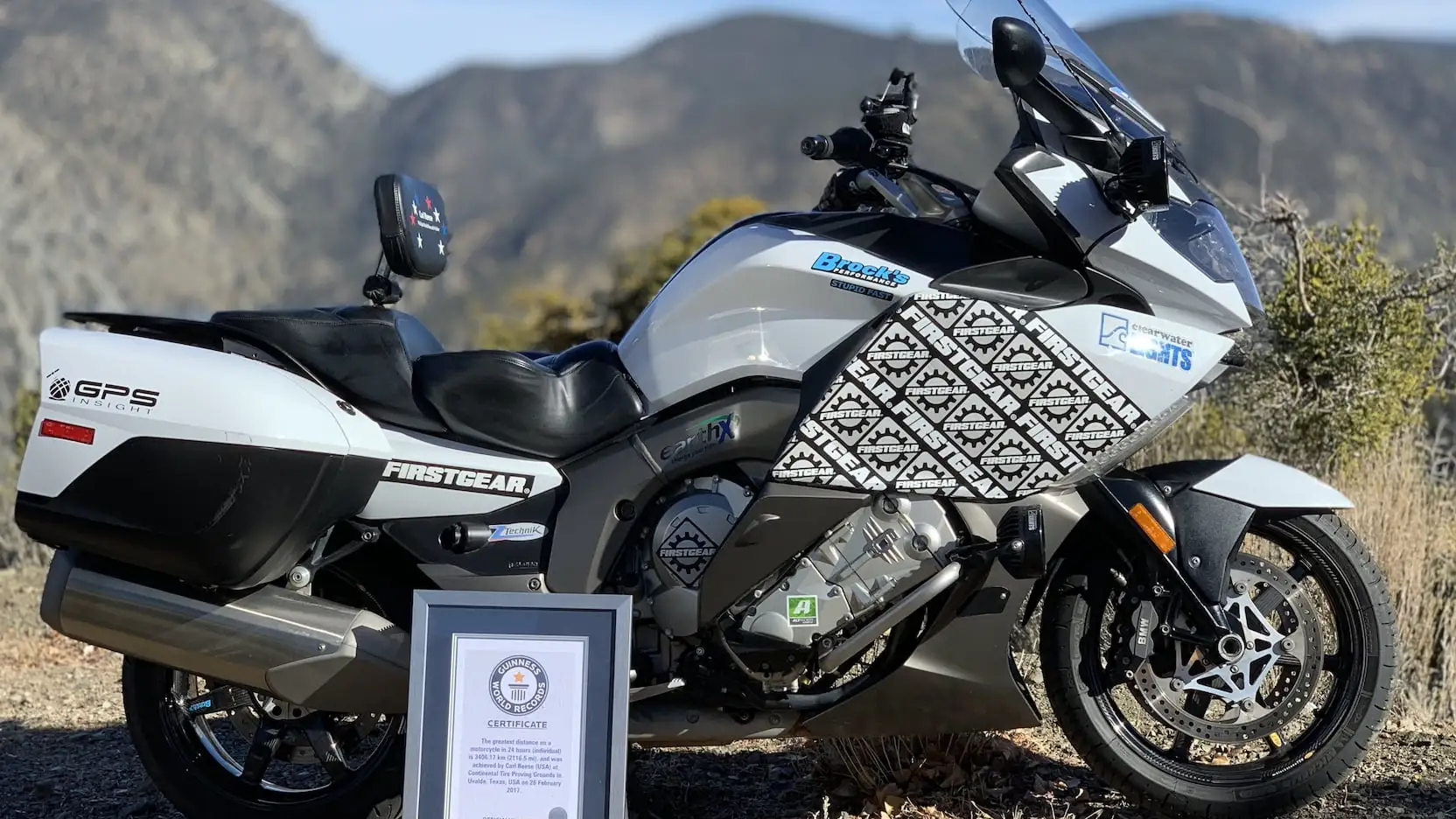 Reese's bike with its Guinness World Record