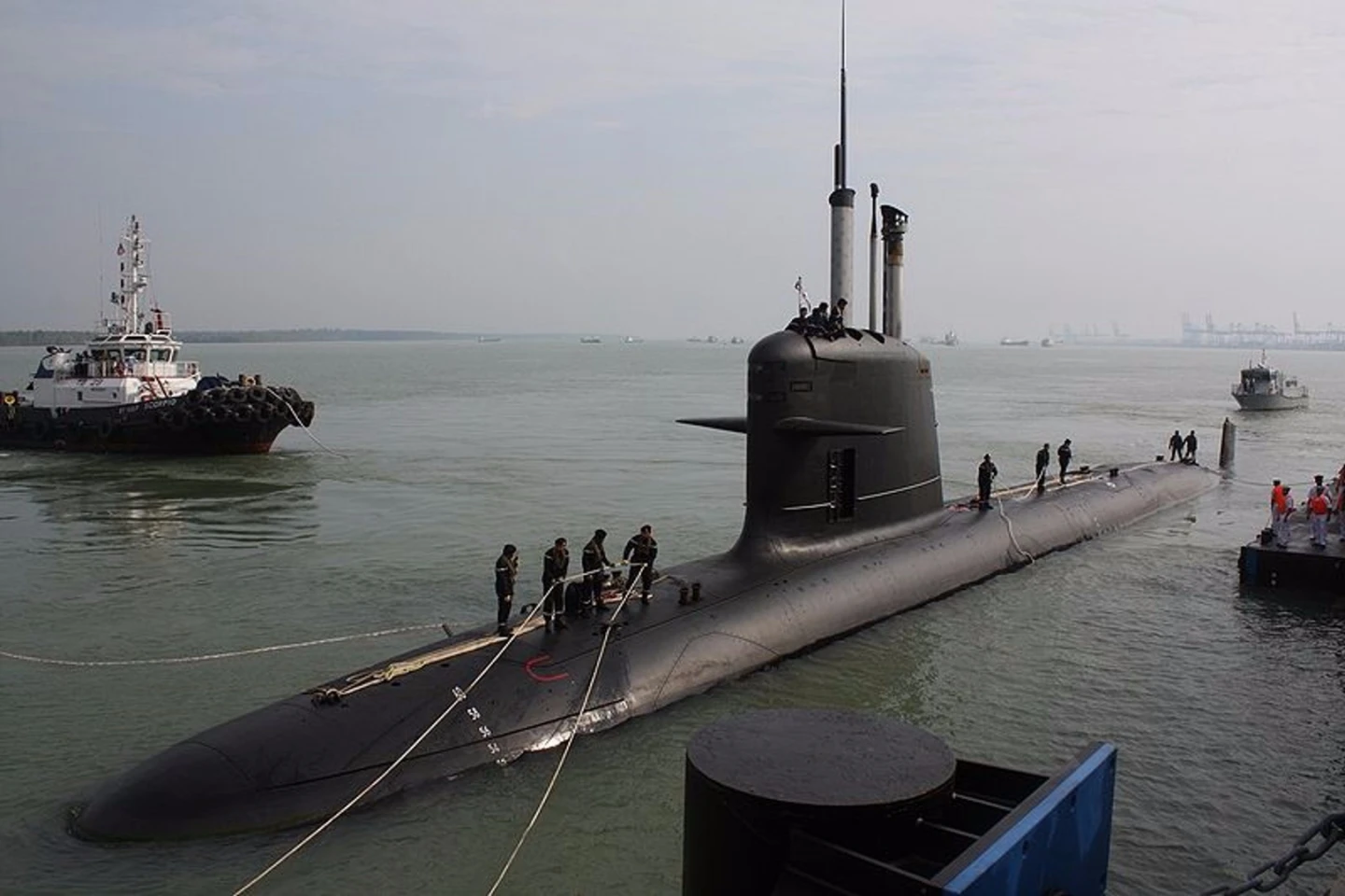 A Scorpene-class submarine