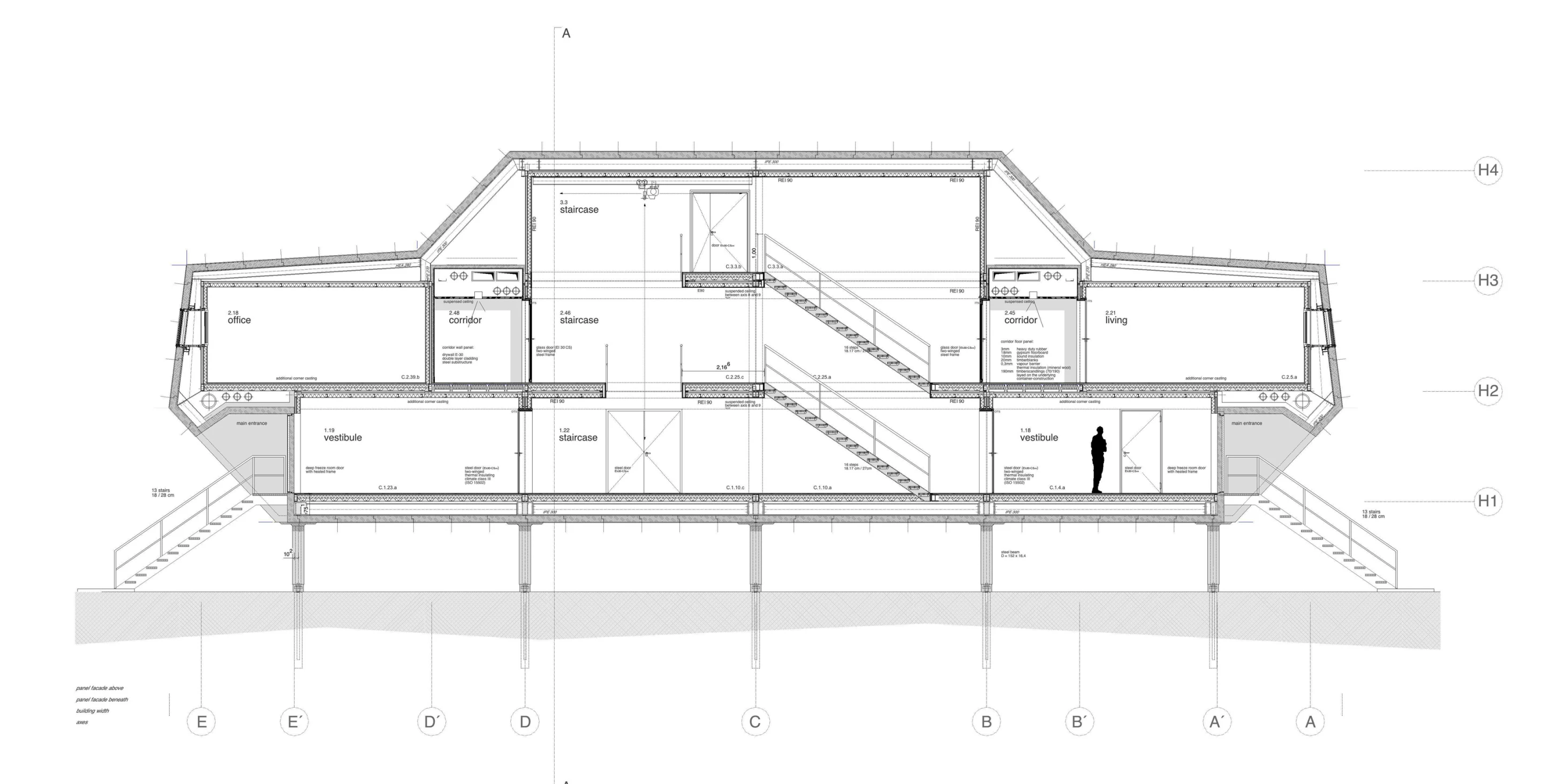 Architectural drawing (Image: bof artchitekten)