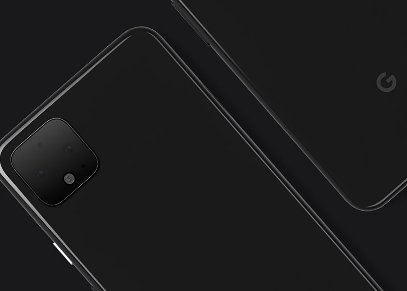 Google previously showed off the back of the upcoming Pixel 4 phone