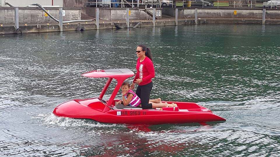 The Aeon Explorer is a solar-backed electric watercraft that provides a look underwater
