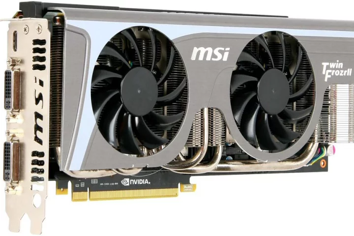 MSI's new low noise, low heat N480GTX Twin Frozr II graphics card
