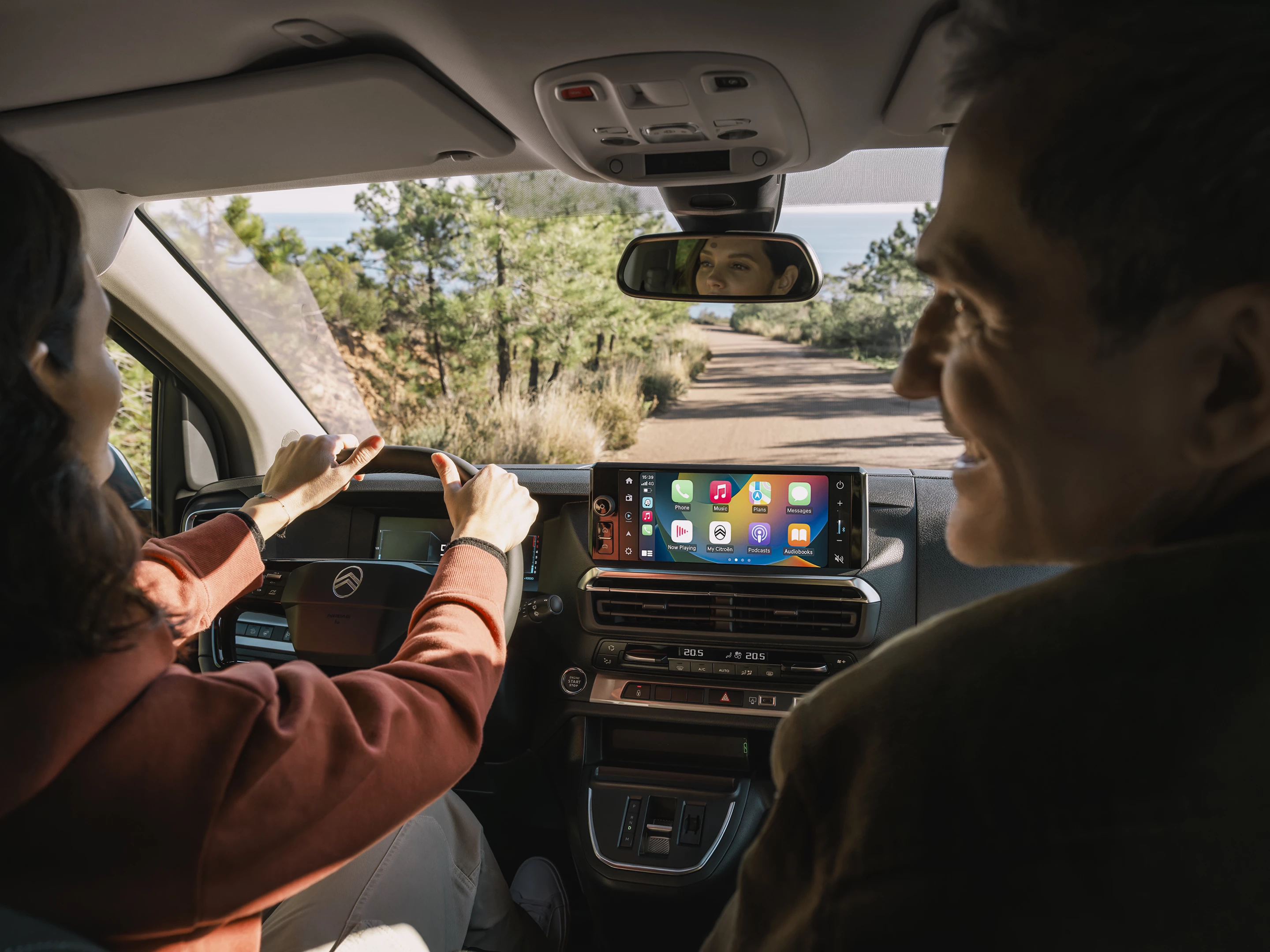 The Holidays includes a 10-in touchscreen infotainment system