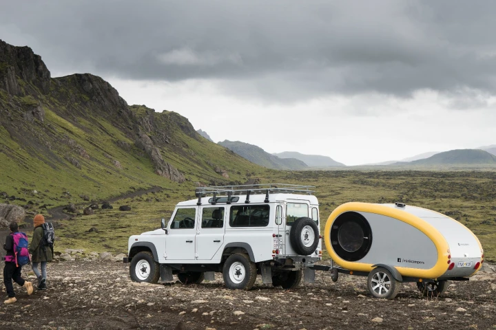 The Mink trailer brings comfy lodging to gorgeous but remote parts of Iceland