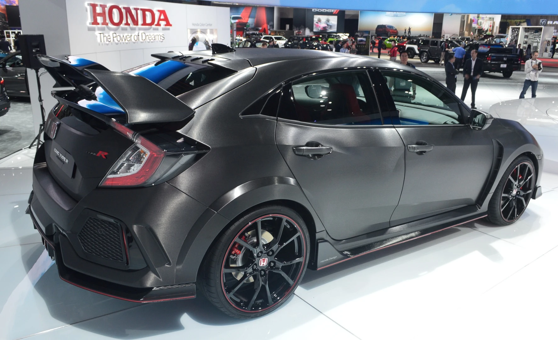The Honda Civic Type-R Prototype flexes its muscles in LA