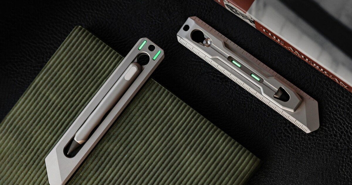 Finally, a titanium EDC pen for... bookworms