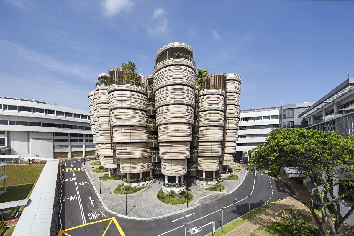 Learning Hub makes up just part of a £360 million (roughly US$541 million) redevelopment of Nanyang Technological University (Photo: Hufton and Crow)