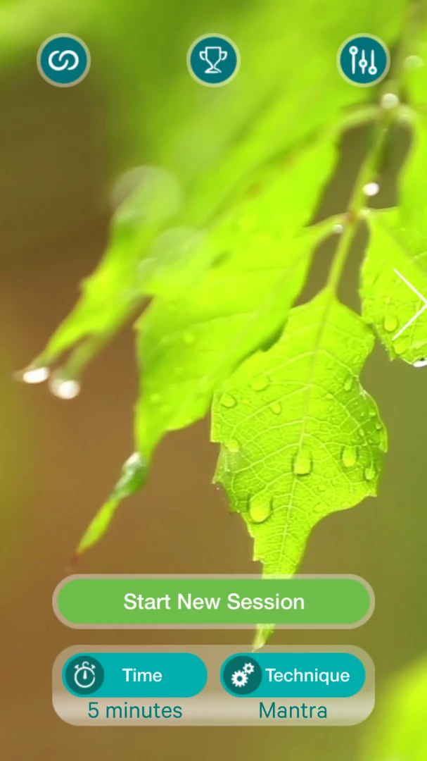 Opening screen for the Clarity app