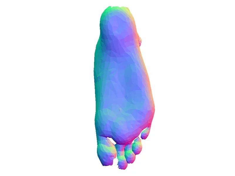 The scans will allow Three Over Seven to produce customized footwear for customers