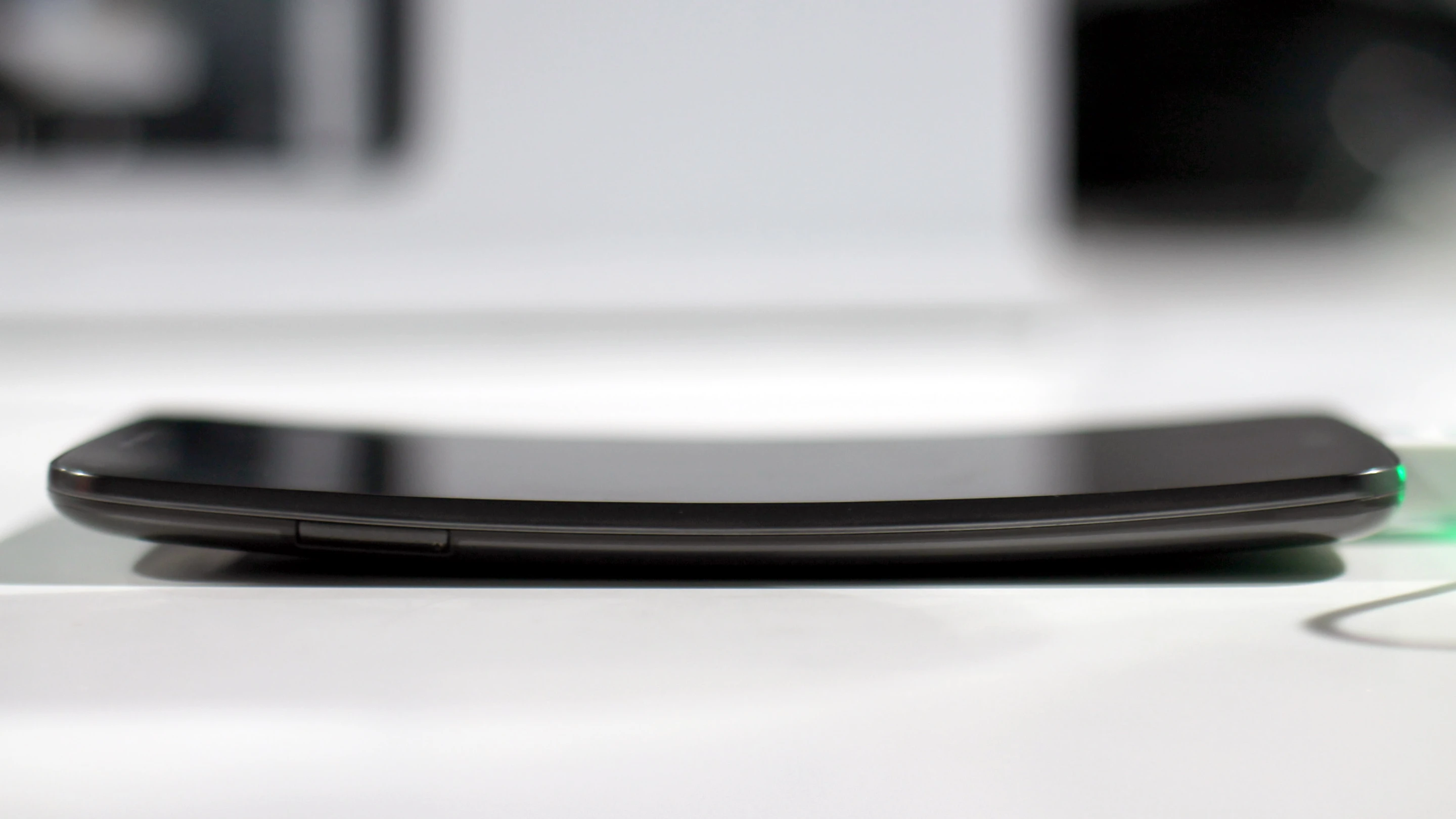 The LG G Flex at CES 2014