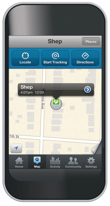 Tagg's mobile app helps track and find your pet