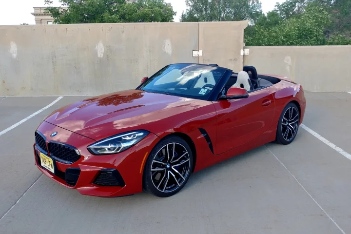 Few things make a middle-aged guy in cargo shorts (like the author) happier than a red convertible