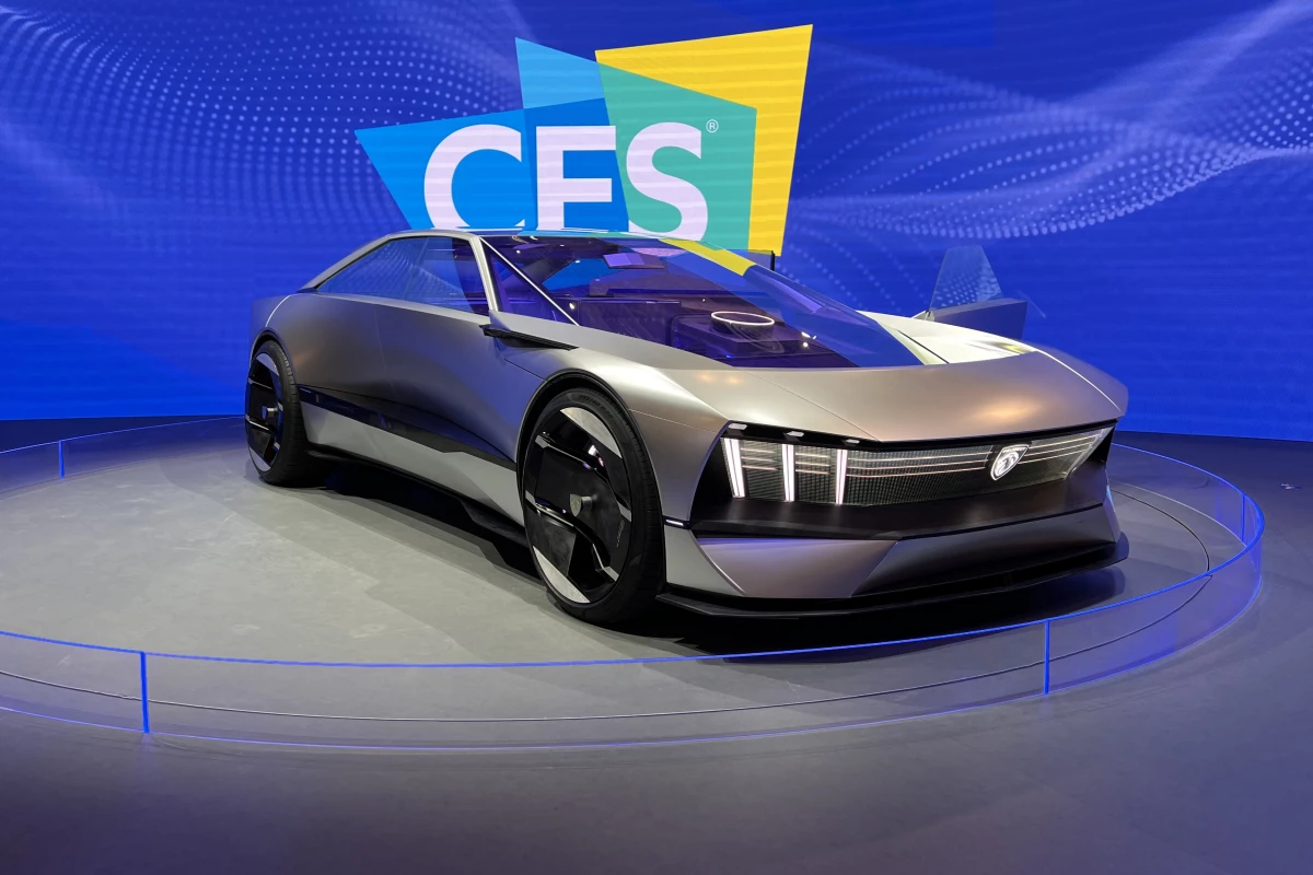 The Peugeot Inception debuts at CES 2023