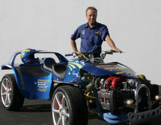 Ken Brough and his STi-ATV is seeking a new name for his charge now that he's considering building a few of them