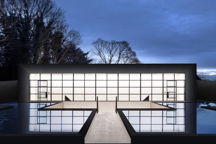 The visually striking Ghost House, by BPN, is one of the 20 homes featured in the RIBA House of the Year 2019 longlist