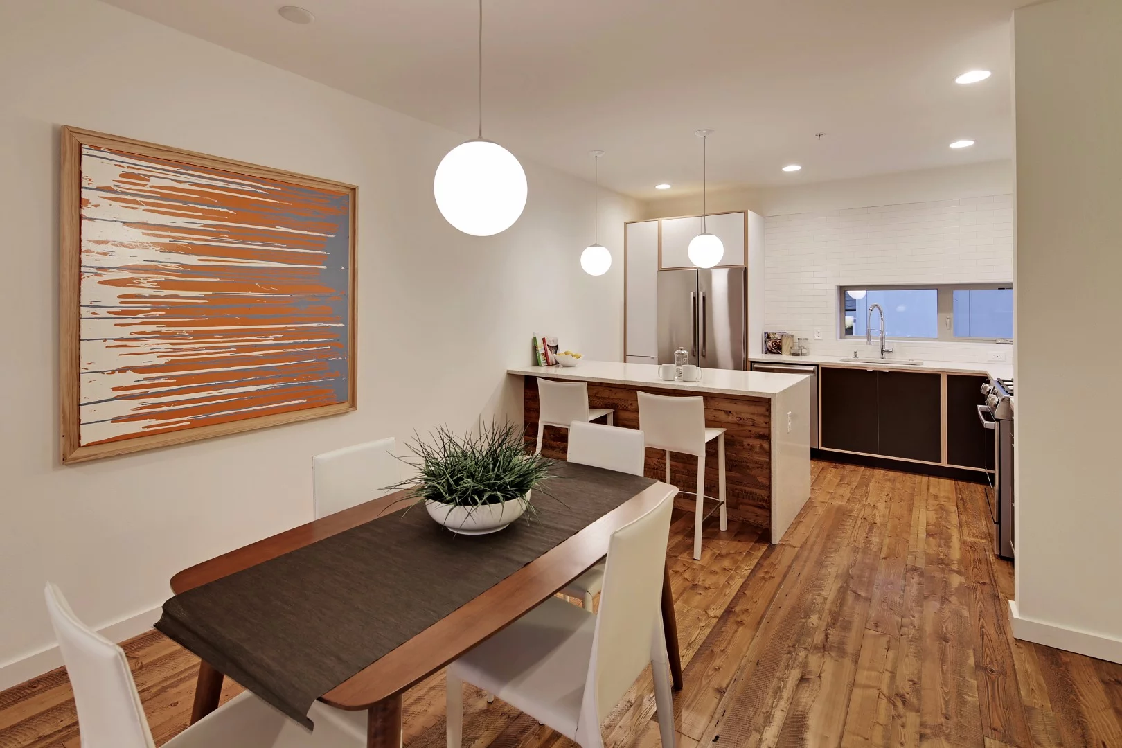 Reclaimed, repurposed and sustainable building materials are used wherever possible