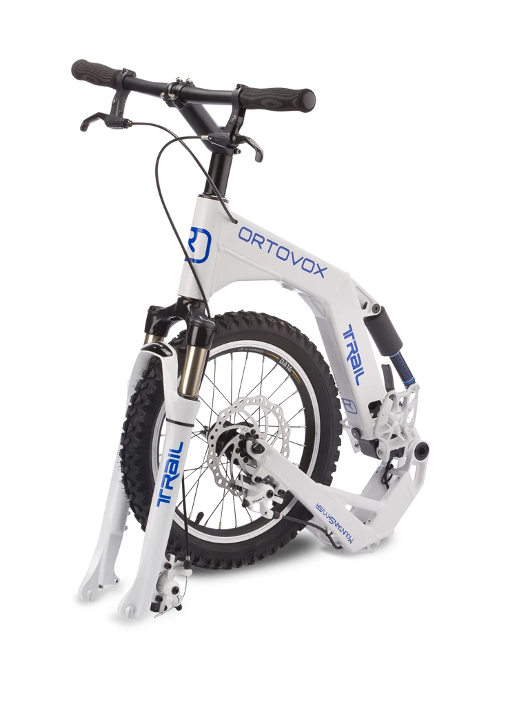 The Mountainskyver TRAIL folds and unfolds in seconds, without the use of tools