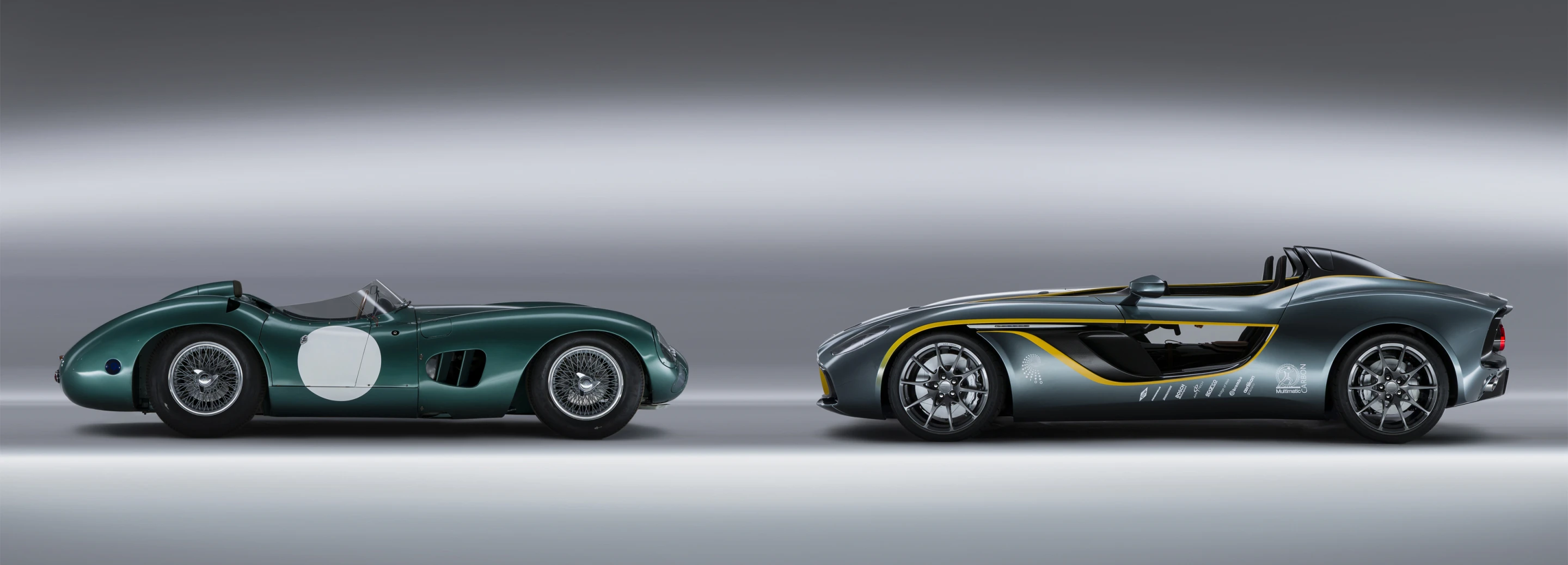 Aston's fantabulous 1950s DBR1 racer and the new one-off CC100 Concept