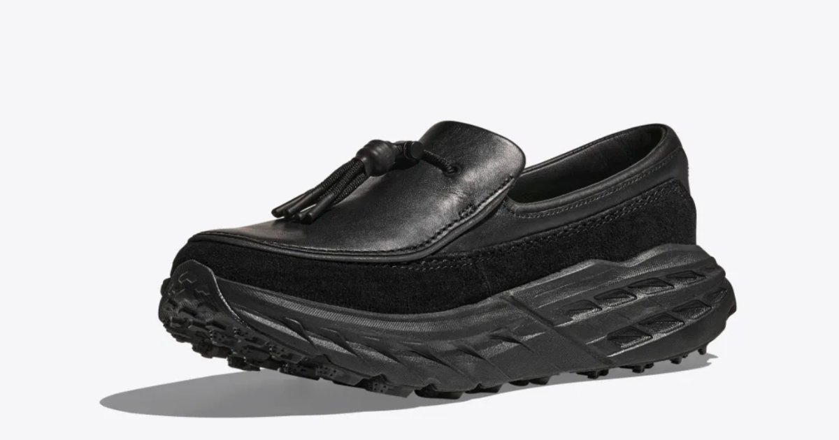 Hoka injects serious trail-grade chunk into cross-bred leather loafer Hoka injects serious trail-grade chunk into cross-bred leather loafer