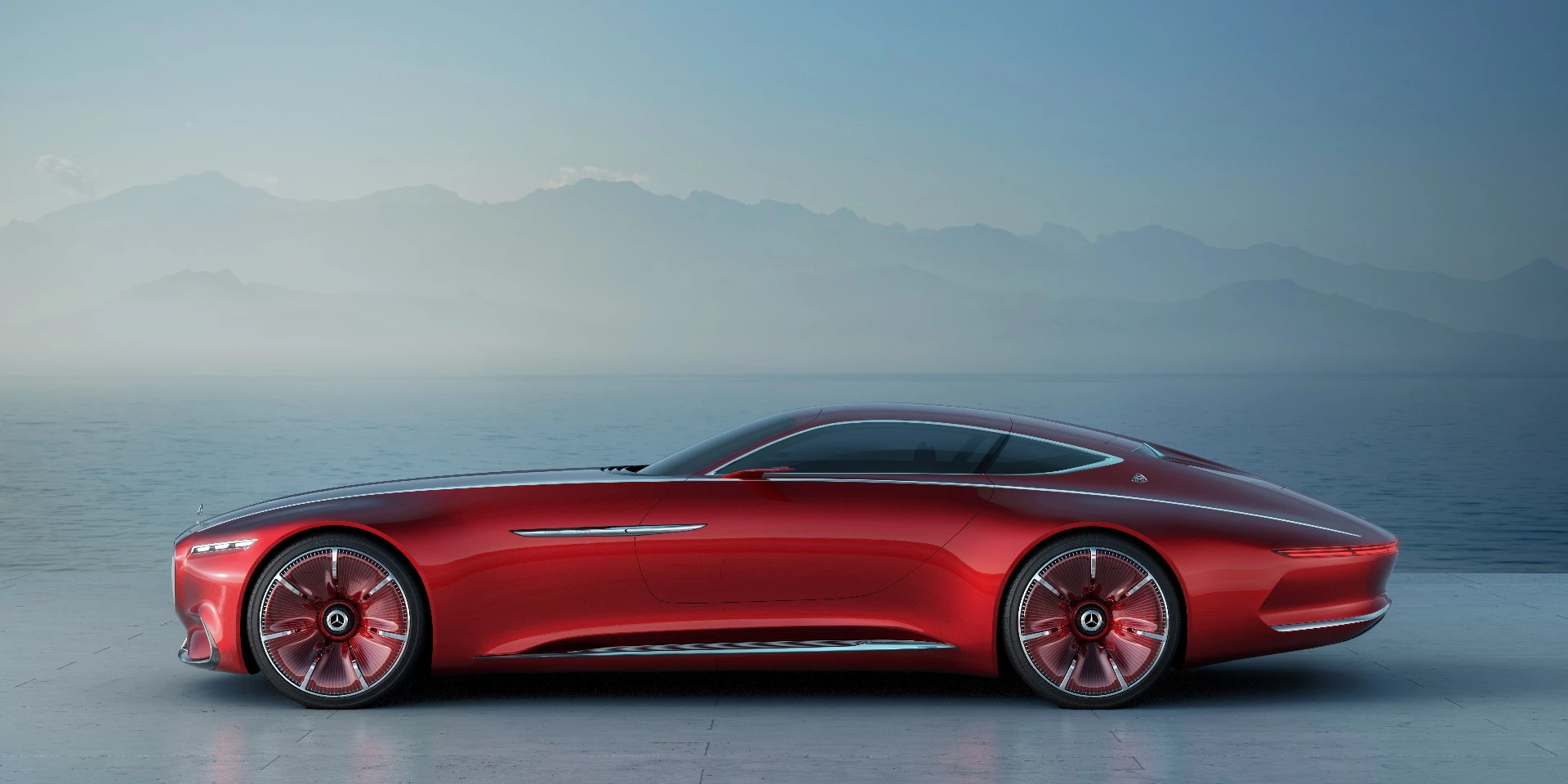 The 2016 Vision Mercedes-Maybach 6 Coupe concept
