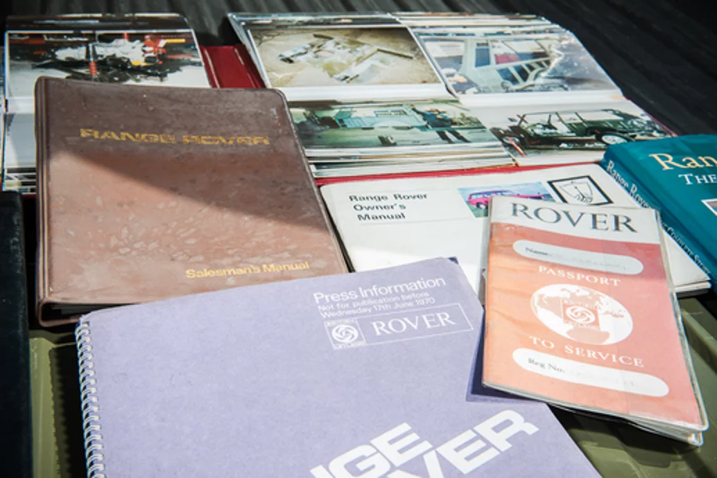 Range Rover literature
