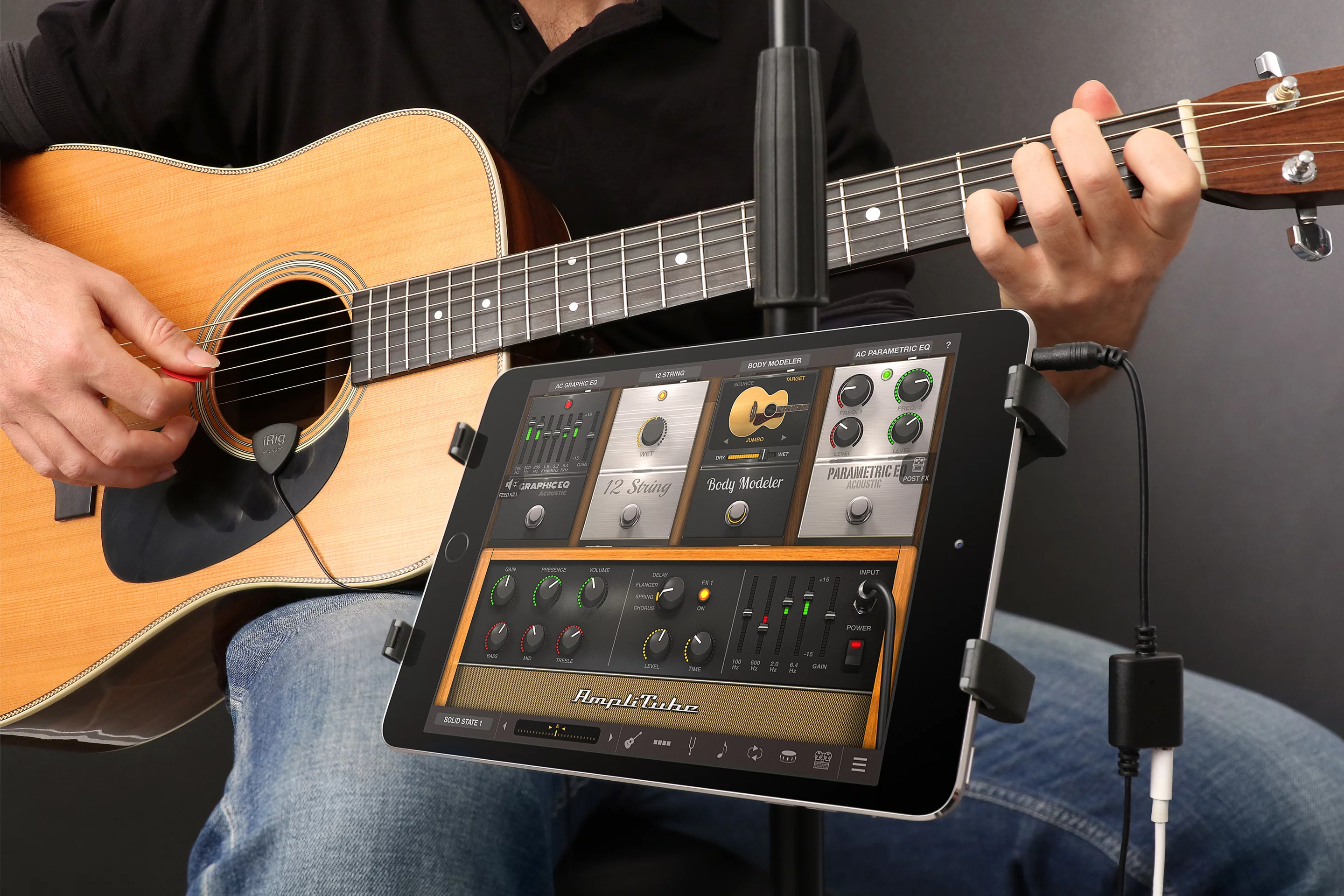 The iRig Acoustic from IK Multimedia costs $49.99