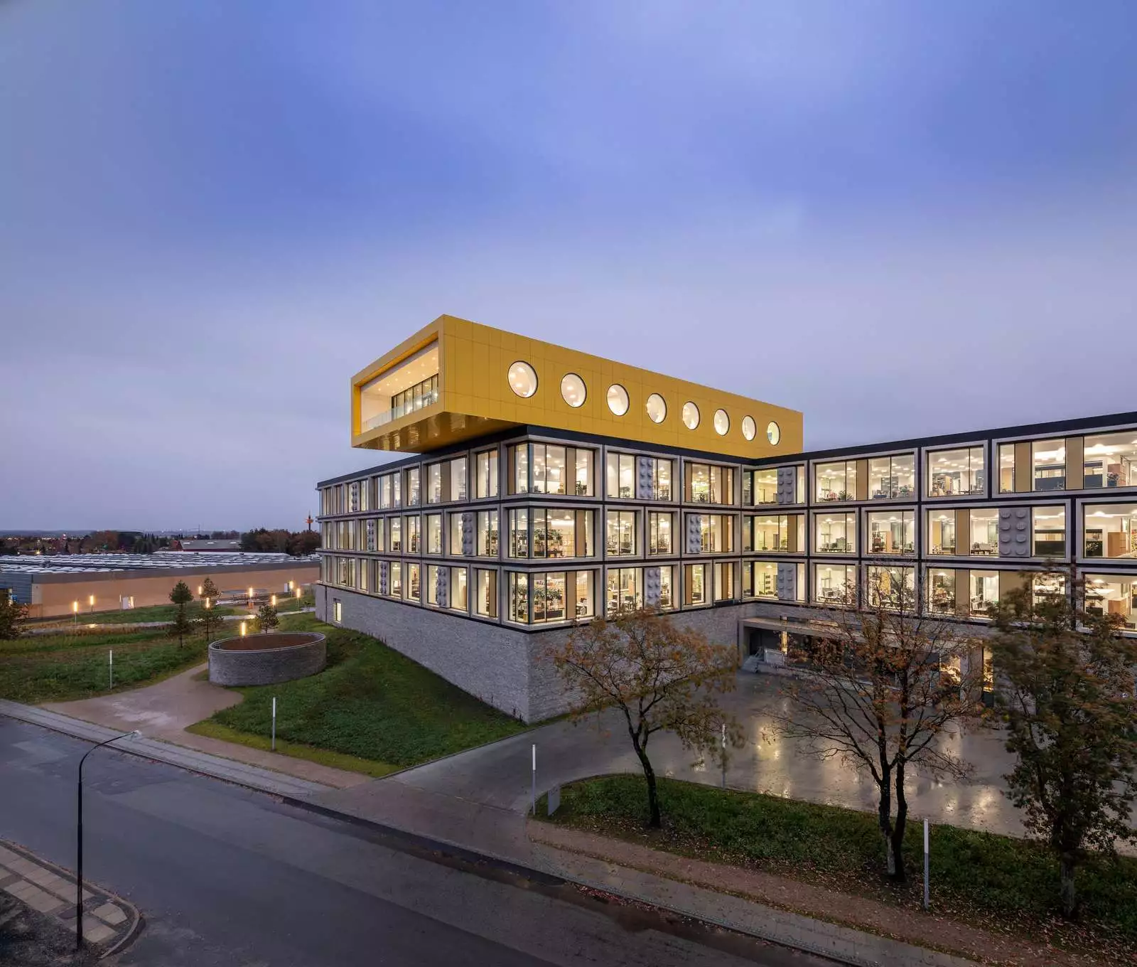 The Lego Campus is located in Billund, Denmark, near BIG's Lego House