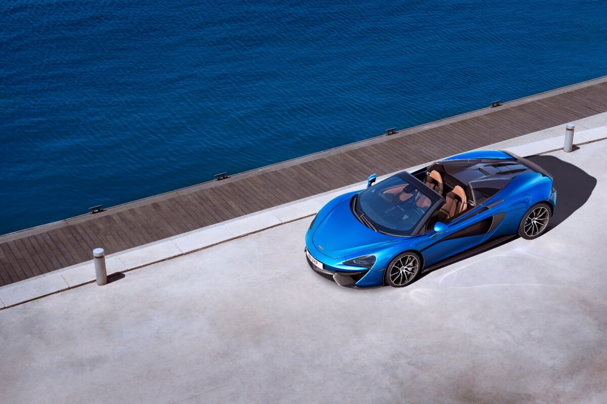 Mclaren 570s Spider Hardtop Performance Joins Convertible Glamour
