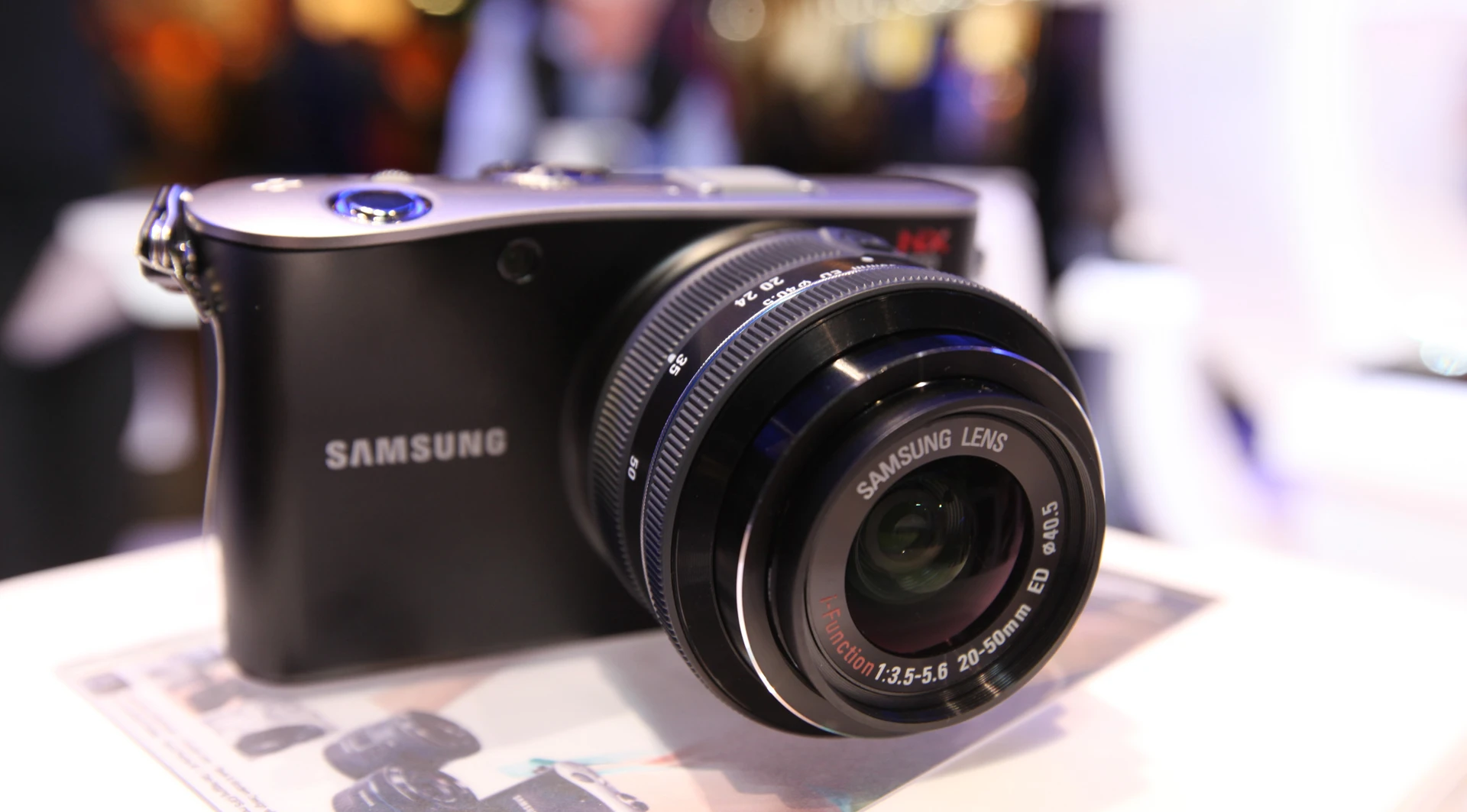i-Function lens technology featured on the NX100 (pictured) is now compatible with Samsung's NX10