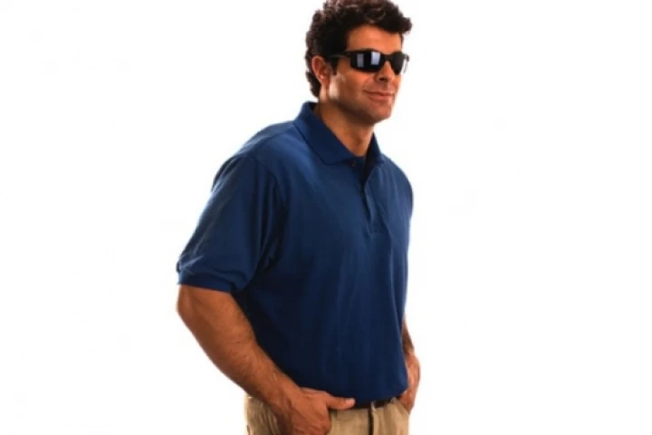 The stylish Miguel Caballero bullet-proof polo shirt.
