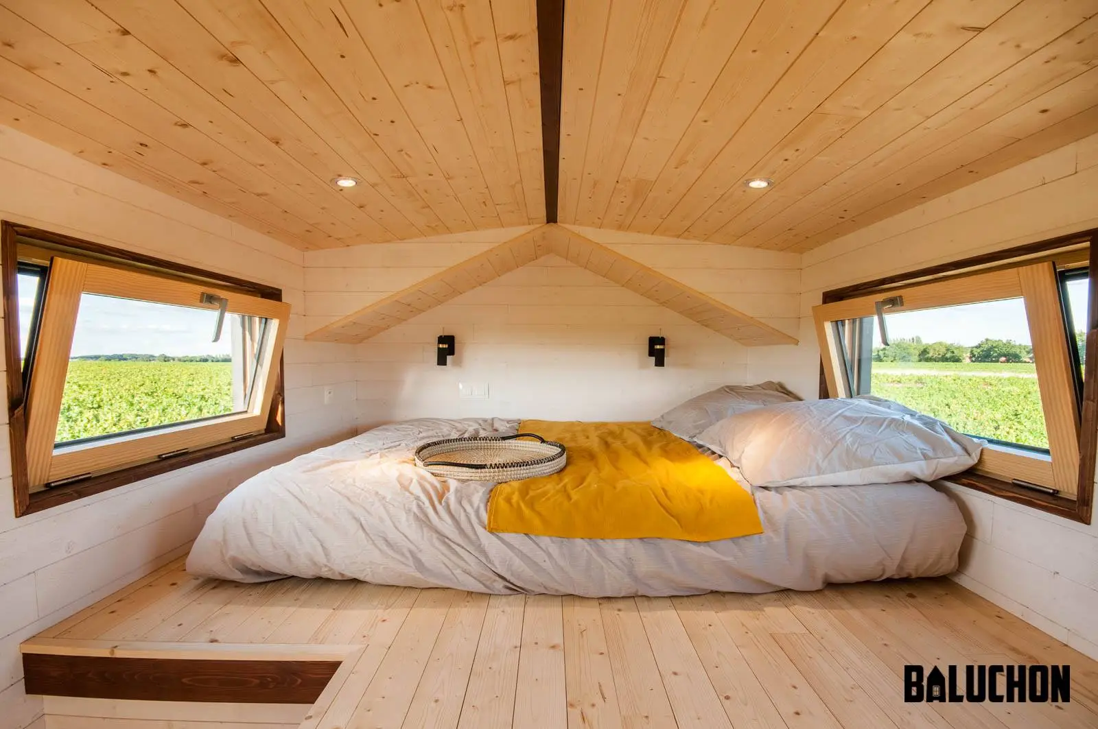 The Epona has one bedroom loft