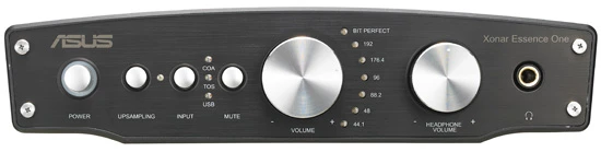 The Xonar Essence One Plus Edition unit is capable of upsampling 44.1/88.2/176.4kHz source audio to 352.8kHz and 48/96/192kHz input to 384kHz