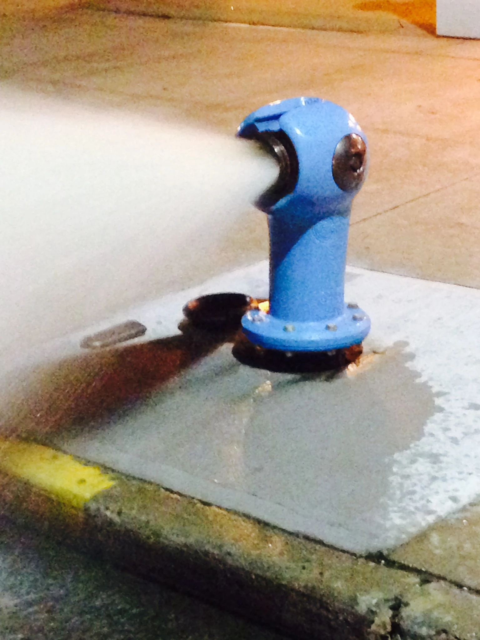 Sigelakis completely reworked the hydrant's internals so water can’t pool or freeze – one of the main causes of breakage in the traditional systems