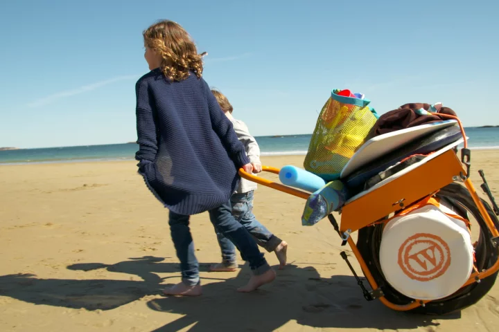 The Wheel can carry up to 200 lb