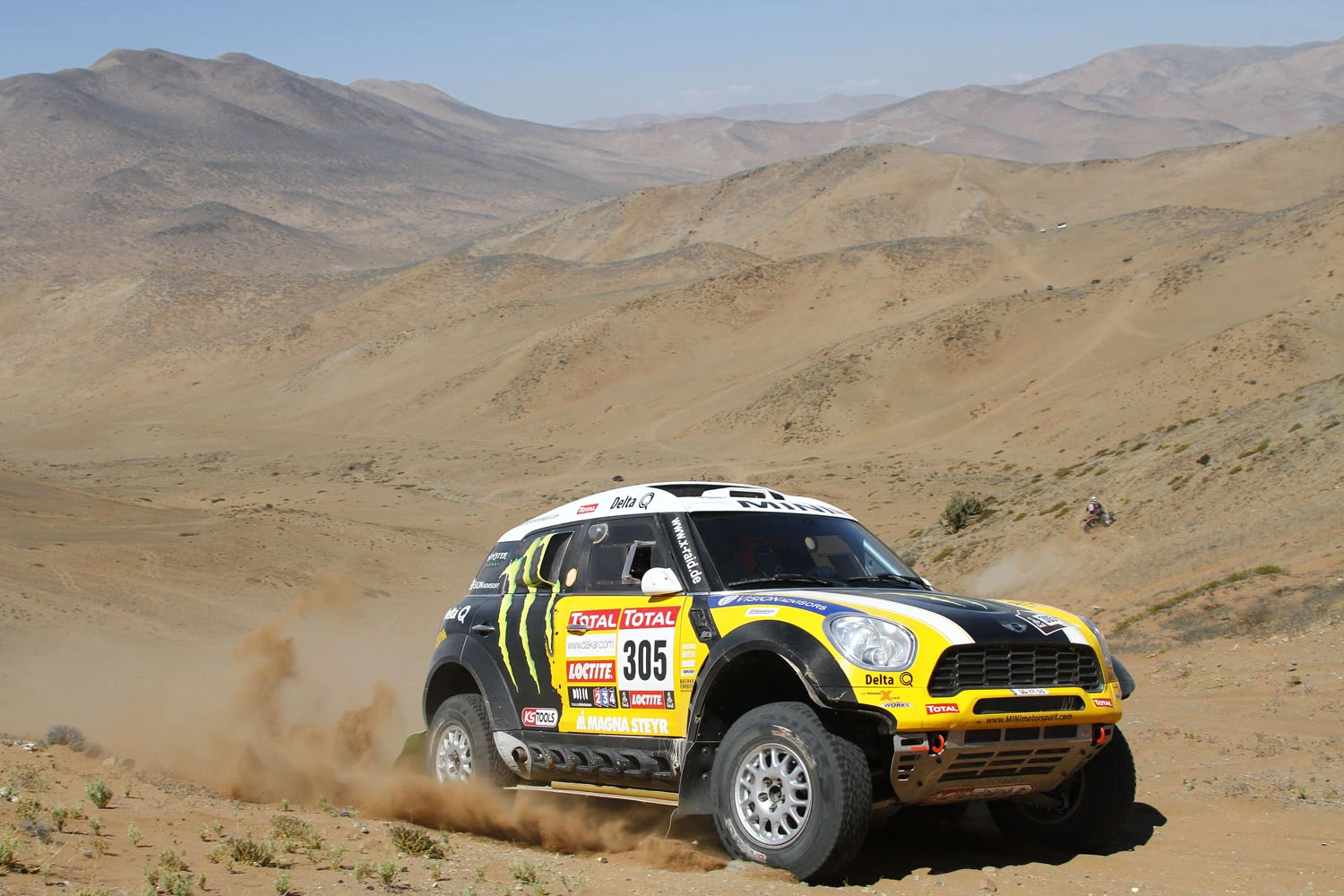 Roma in the second-placed MINI ALL4 Racing
