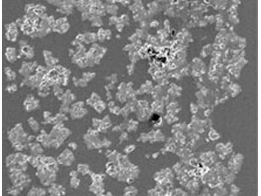 The antibacterial agent ciprofloxacin suspended in a biodegradable polymer, which can be inserted into a contact lens.Photo credit: MIT, Massachusetts Eye and Ear Infirmary, Children's Hospital, Boston