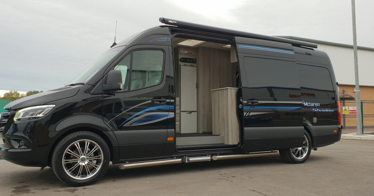 Mclaren gives its Sprinter camper van sporty flair and spacious living