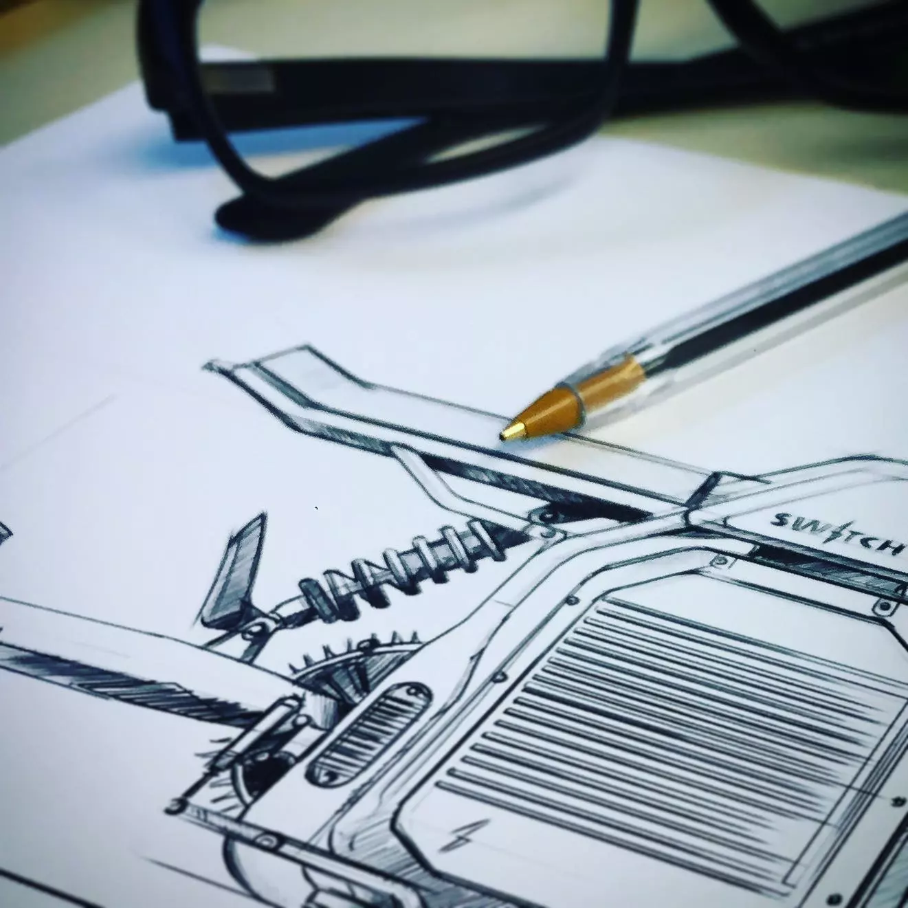 Sketches from the design studio of Denmark's Michel Riis Eriksen